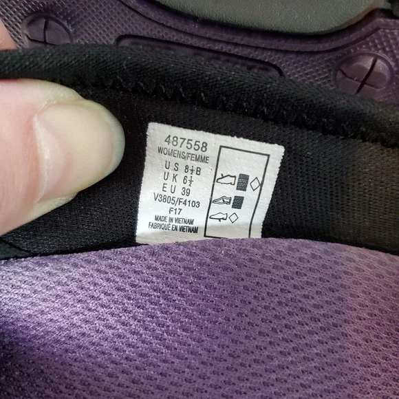 Lands’ End Black Slip On Comfort Shoes women's size 8.5 Skeemer New - Picture 11 of 11